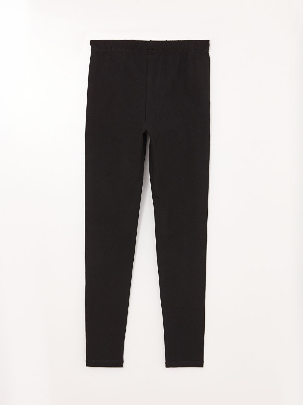 Elastic Waist Basic Cotton Girl Long Leggings -S30843Z4-CVL