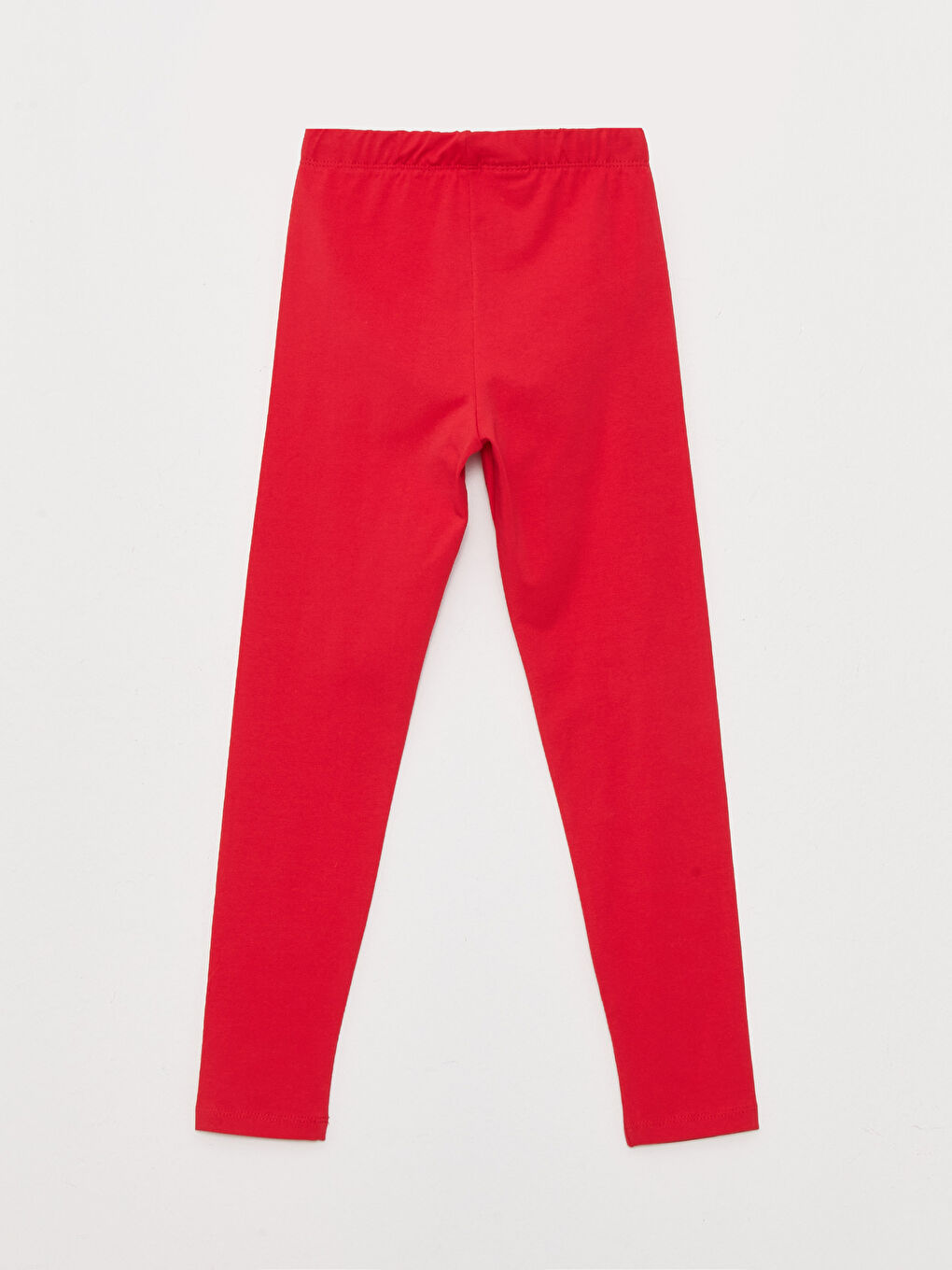 Leggings longs en coton basique à taille élastique pour fille-2