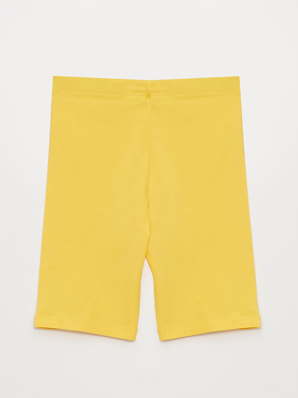 Leggings Courts Basiques à Taille Élastiquée pour Filles-1