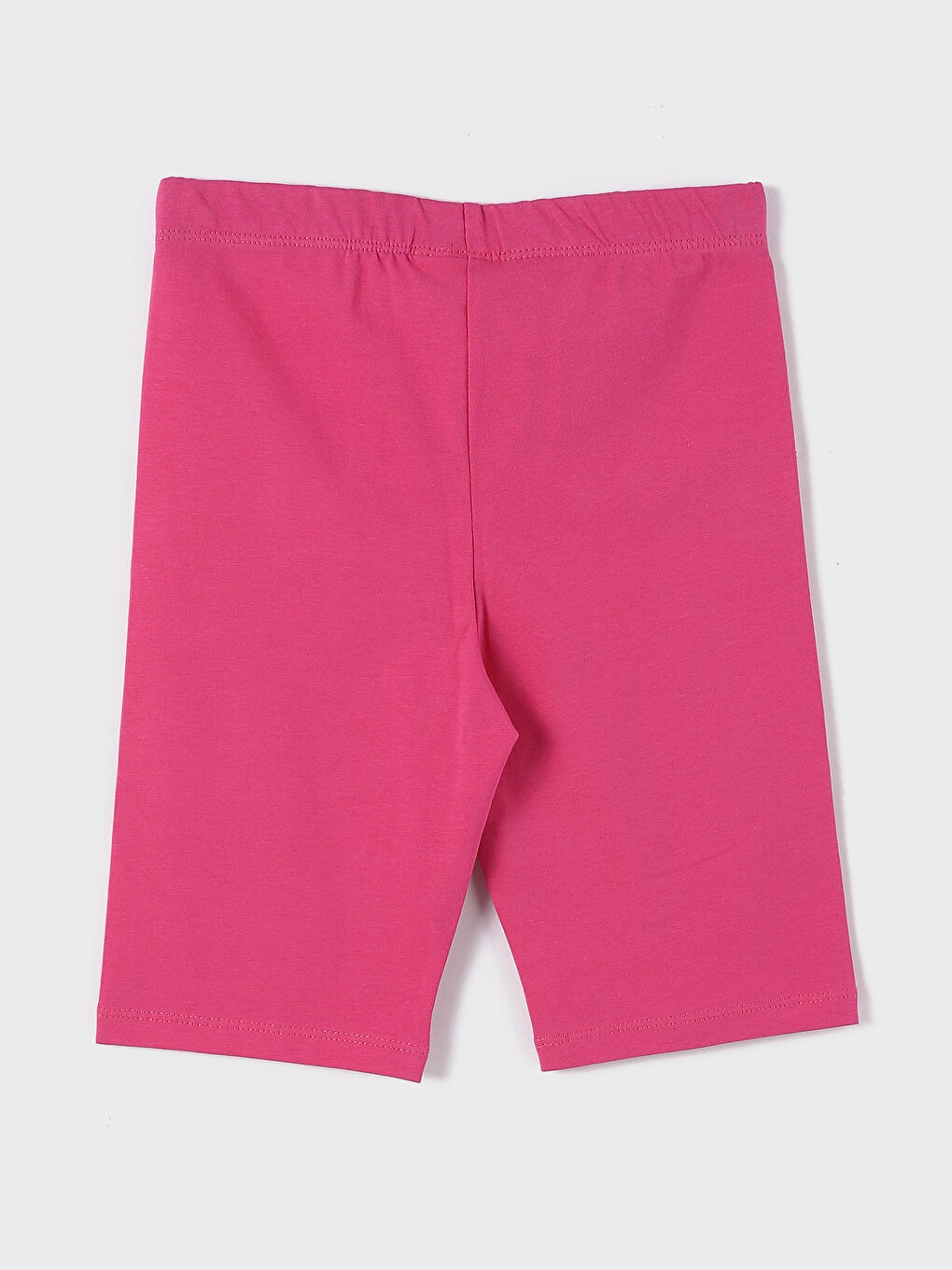 ليجن قصير للبنات بخصر مرن سادة-1