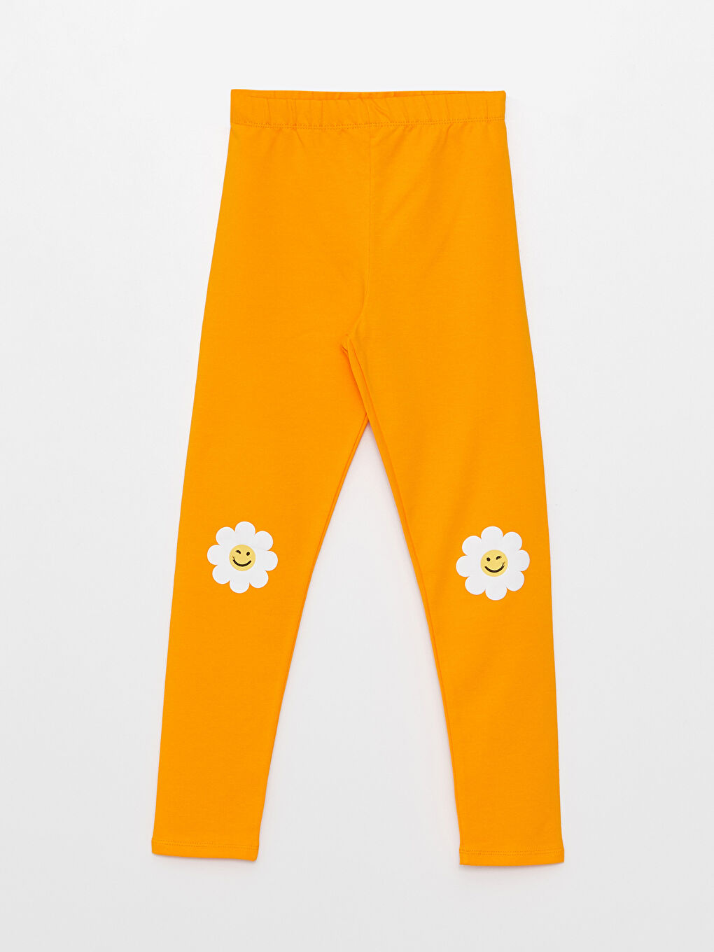 Crew Neck Printed Long Sleeve Girls' Sweatshirt and Tights-2