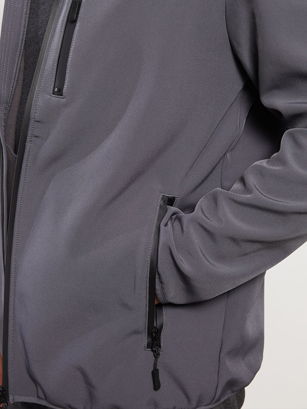 LCWAIKIKI Classic Standard Fit Funnel Neck Men's Coat -S30861Z8-HGL