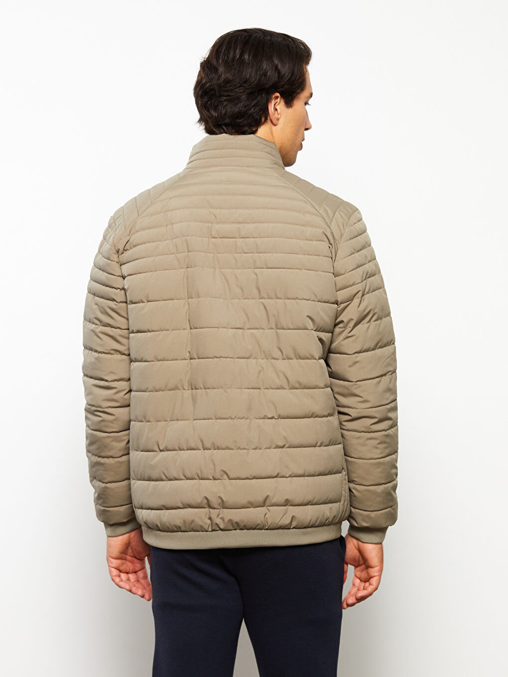 Standard Fit Funnel Neck Men's Puffer Coat -S30866Z8-GWK