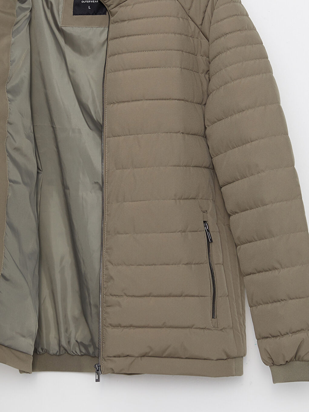 Standard Fit Funnel Neck Men's Puffer Coat -S30866Z8-GWK