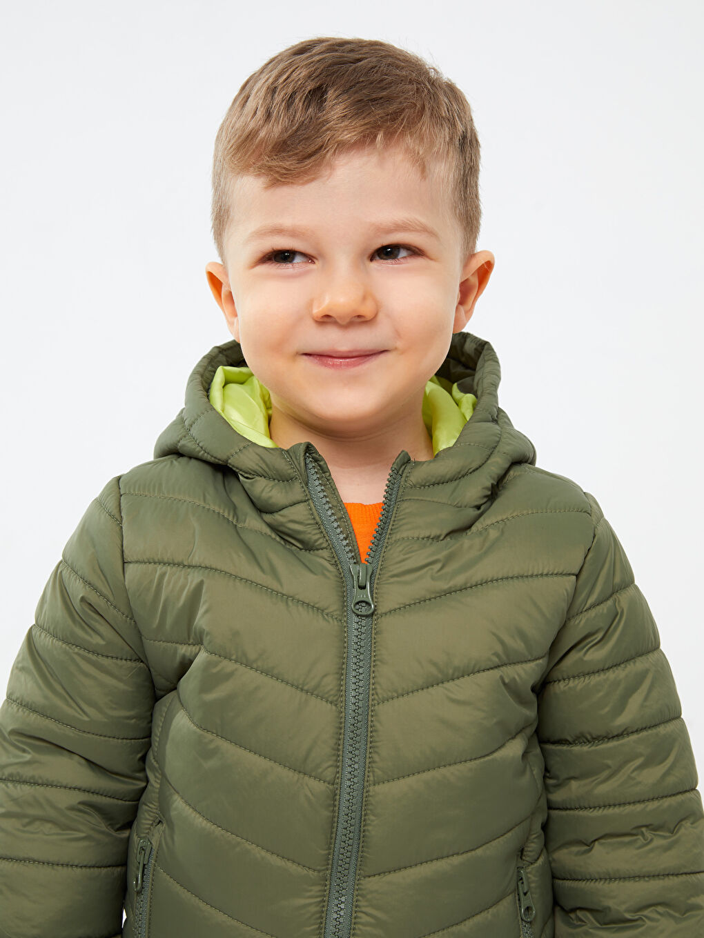 Basic kaput dugih rukava sa kapuljacom na raskopcavanje za bebe decake -S30895Z1-H9B