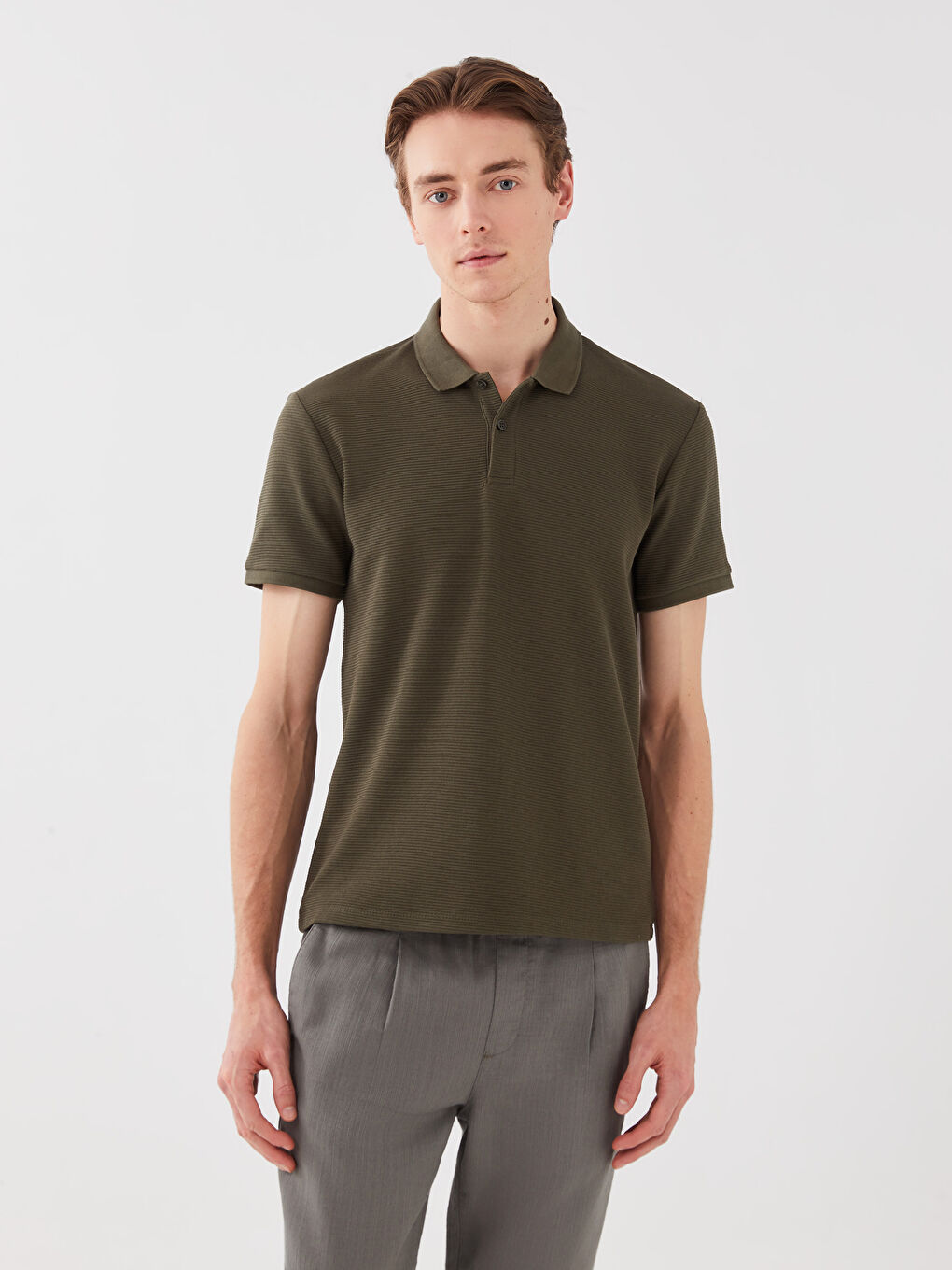 LCW Vision Polo Neck Short Sleeve Men's T-Shirt -S30926Z8-J2L