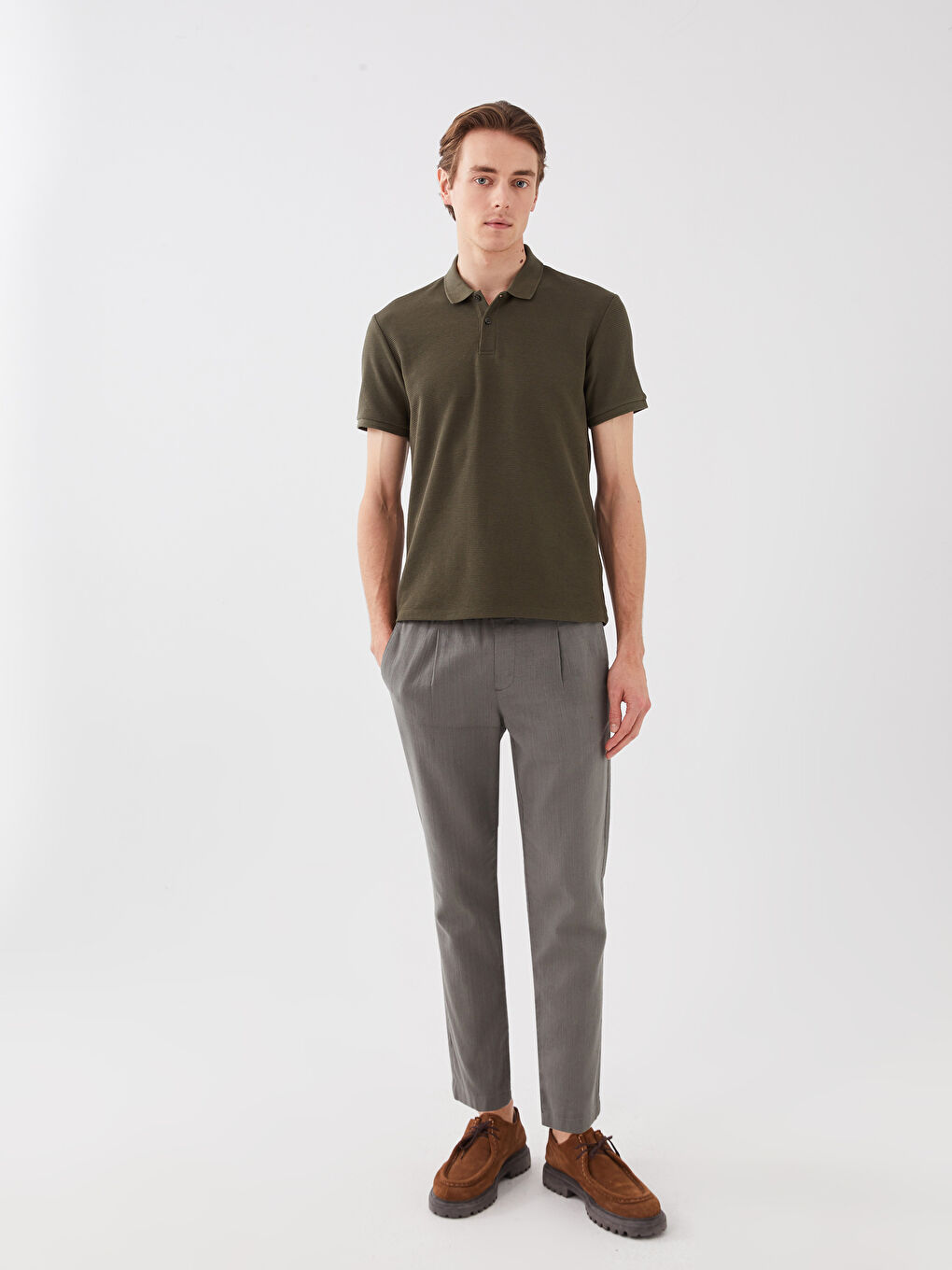 LCW Vision Polo Neck Short Sleeve Men's T-Shirt -S30926Z8-J2L