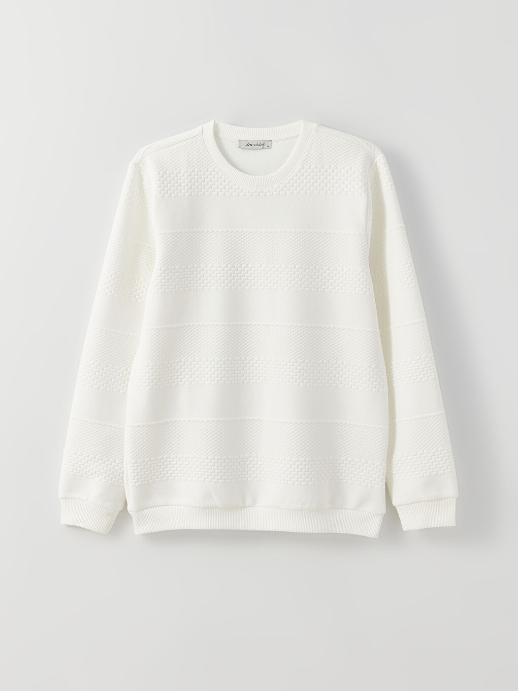 LCW Vision Rundhalsausschnitt Langarm Herren-Sweatshirt -S30929Z8-R9J