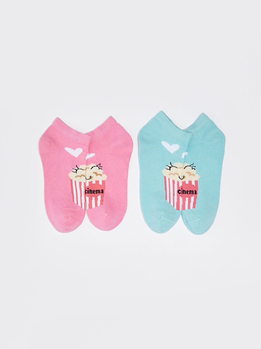 Djevojka RUŽIČASTA Čarape za tenisice-1