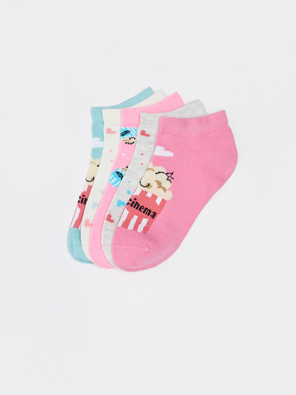 Djevojka RUŽIČASTA Čarape za tenisice-2