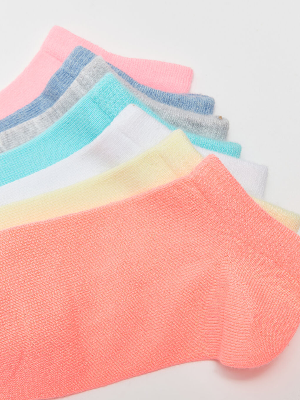 جوارب رياضية أساسية للبنات - عبوة من 7 قطع-2