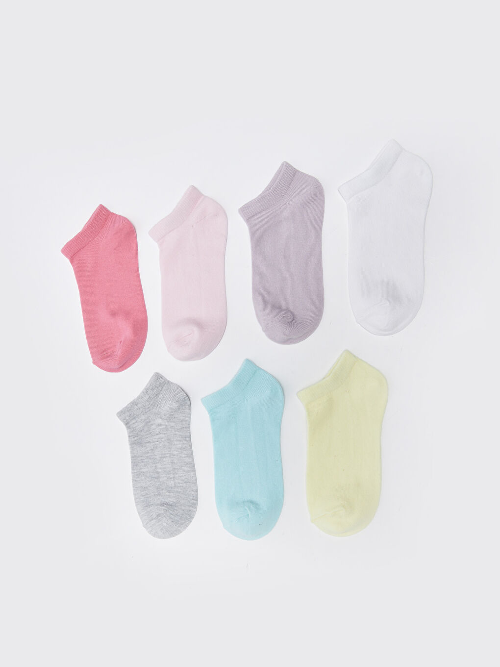 Basic Girls Trainer Socks 7 Pack