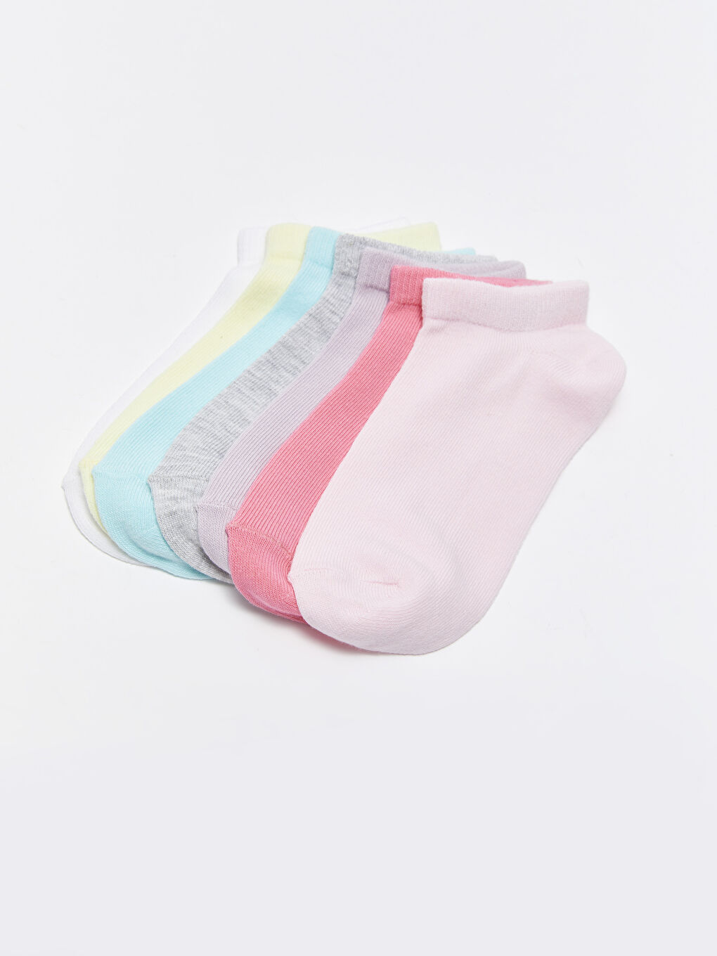 Basic Girls Trainer Socks 7 Pack-1