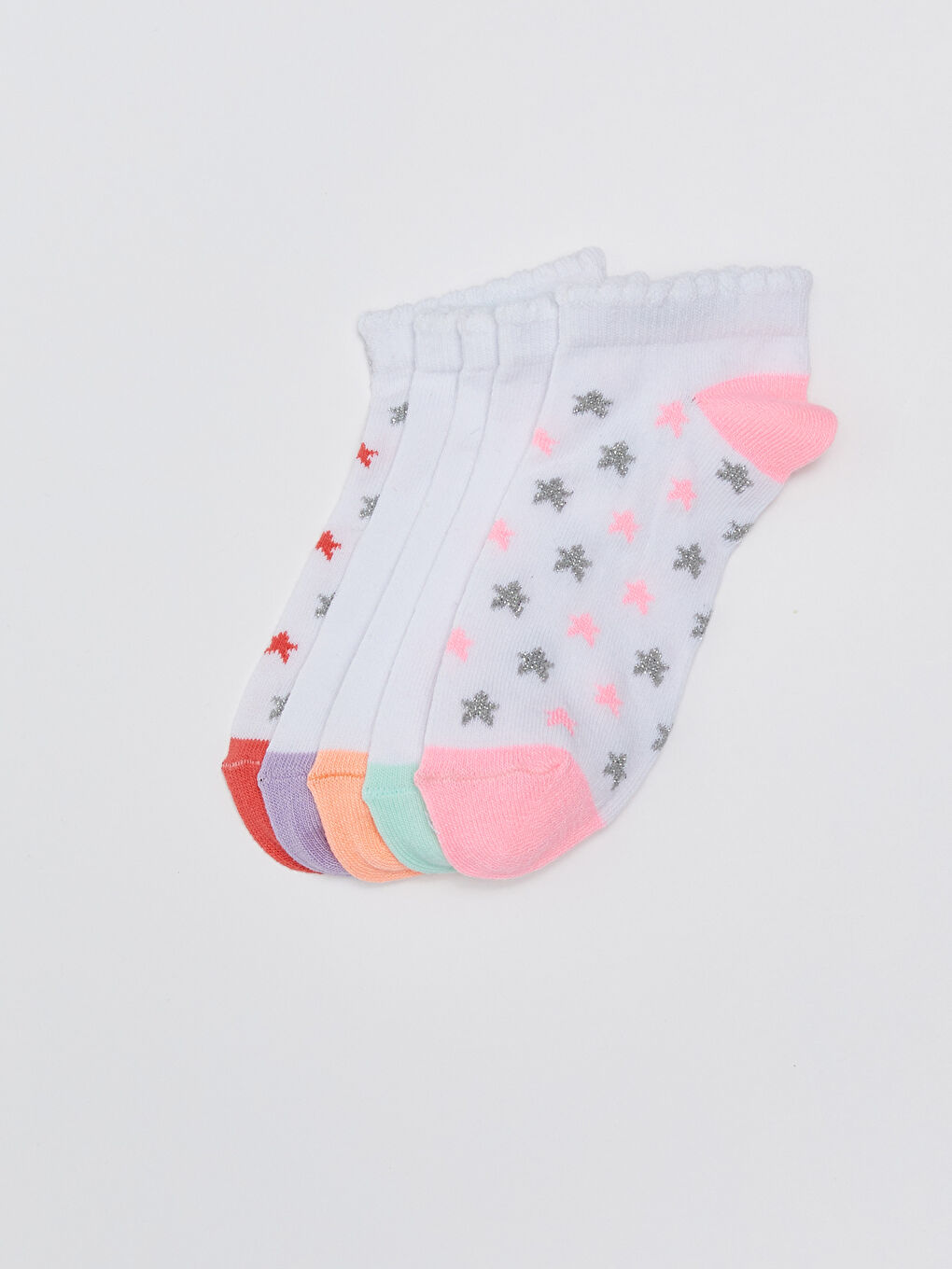 Șosete Sport pentru Fete cu Model Pachet de 5-1