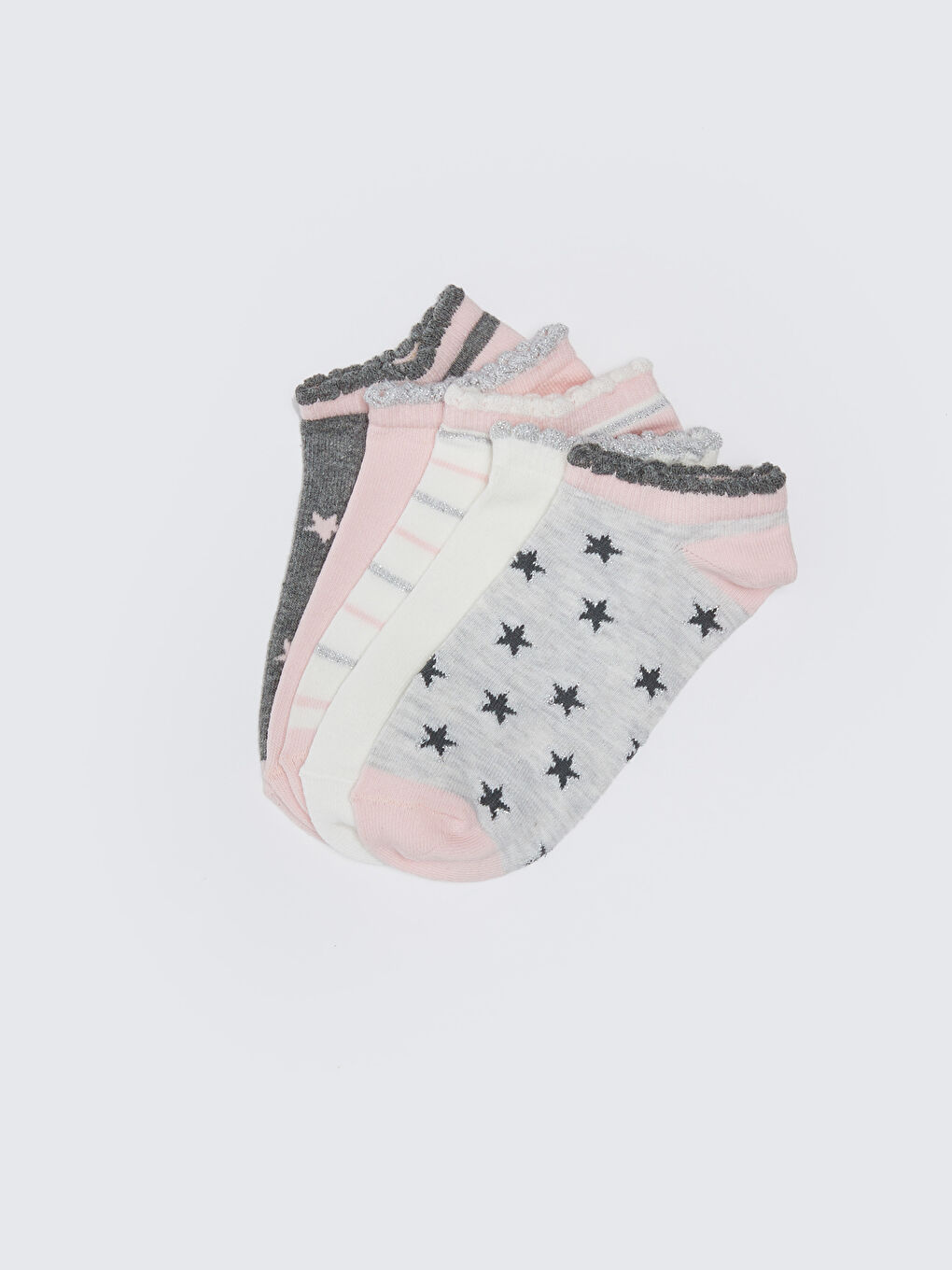 LCW Kids Chaussettes d'entraînement À motifs pour Filles Lot de 5 pièces -S30966Z4-LAL