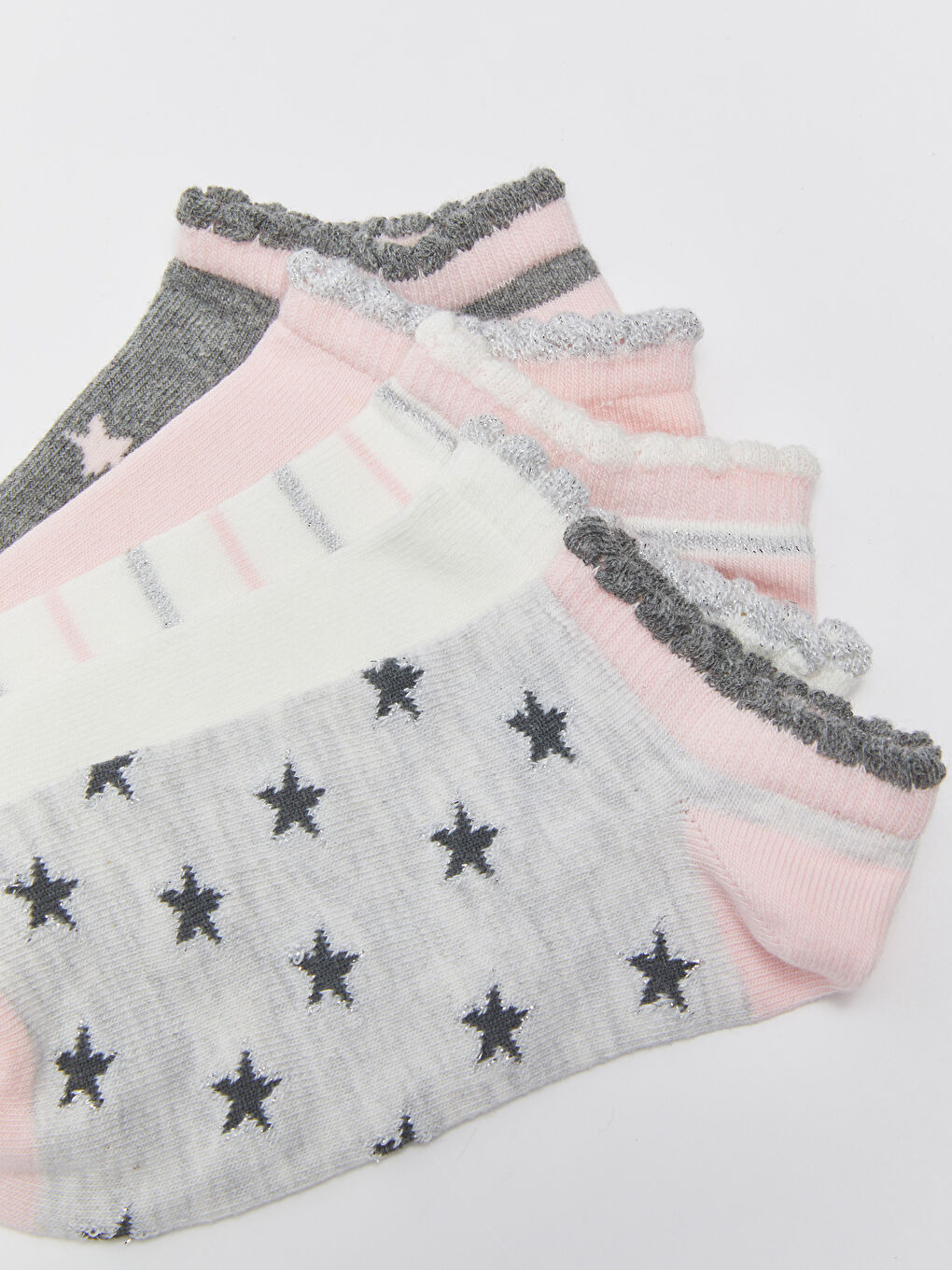 LCW Kids Chaussettes d'entraînement À motifs pour Filles Lot de 5 pièces -S30966Z4-LAL