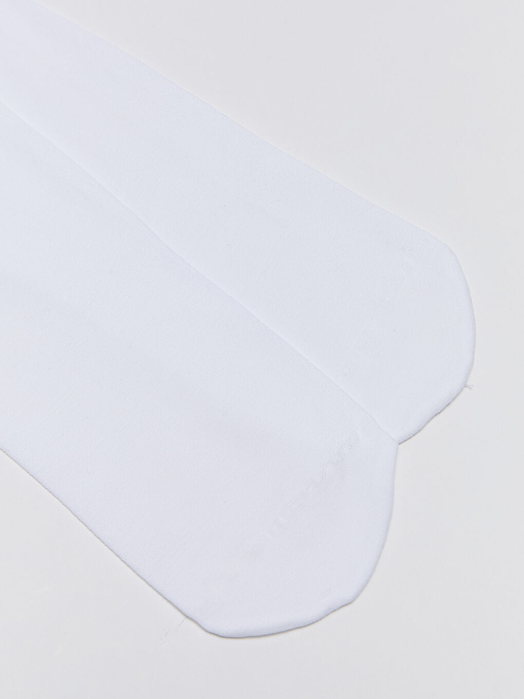 Beyaz Basic Kız Çocuk İnce Külotlu Çorap-1