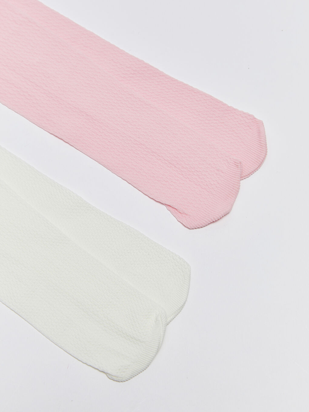 Self-Patterned Girls' Sheer Tights 2-Pack-1