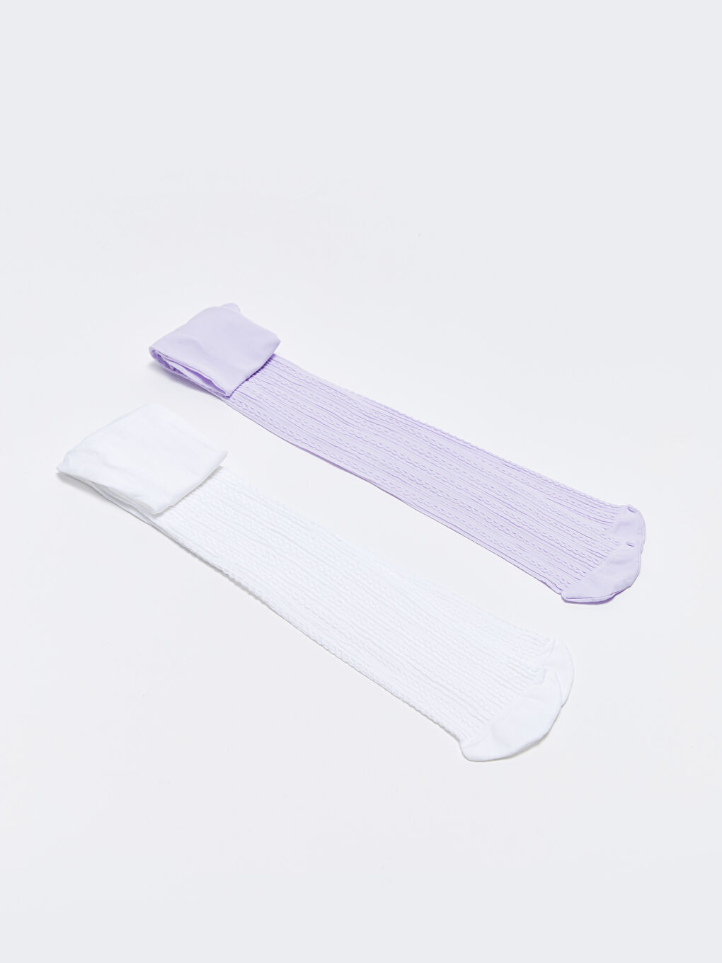 LCW Kids Self-Patterned Girls' Sheer Tights 2-Pack -S30981Z4-V2N