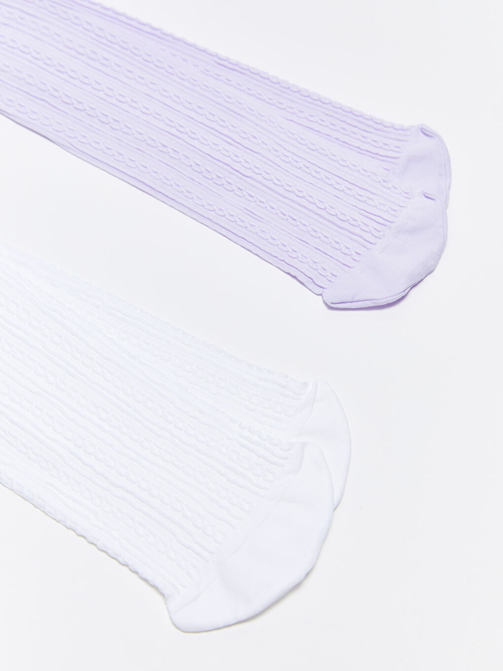 LCW Kids Self-Patterned Girls' Sheer Tights 2-Pack -S30981Z4-V2N