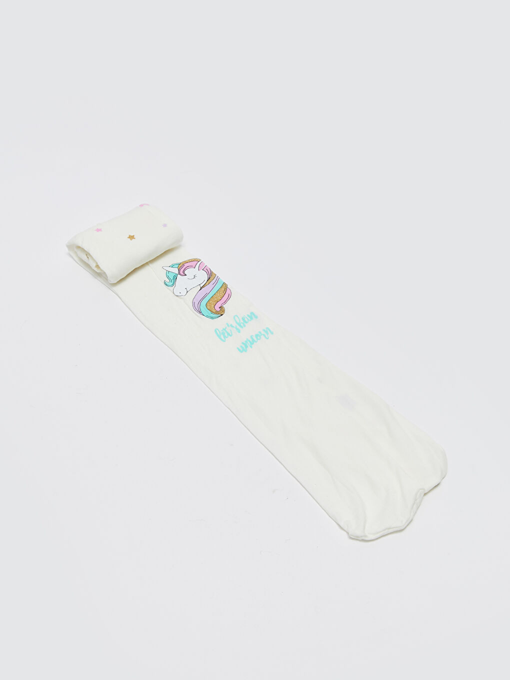 Узорчатые тонкие колготки для девочек