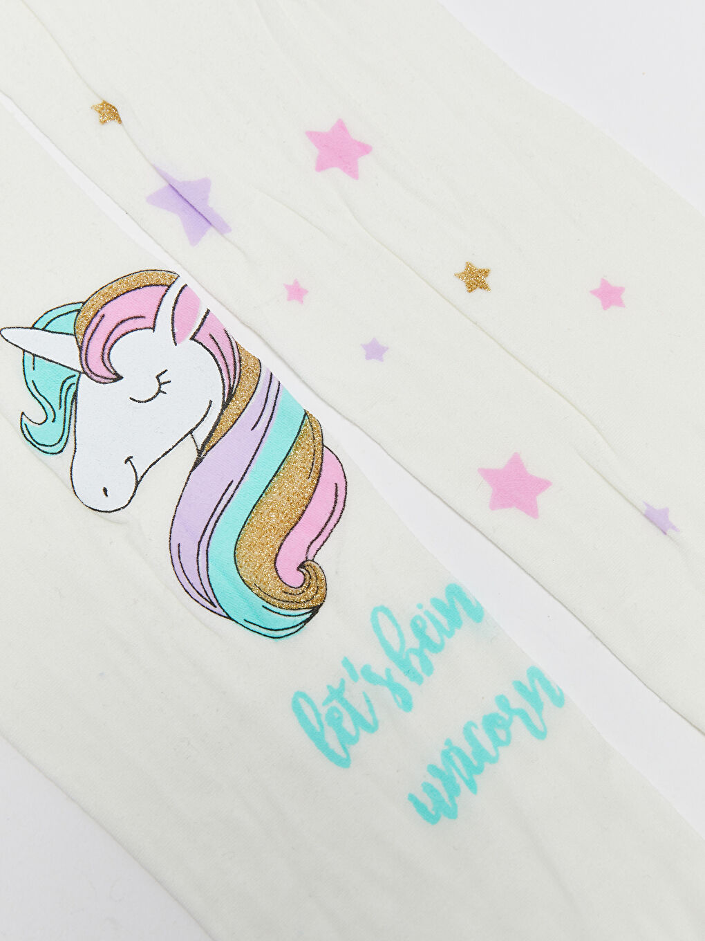 Узорчатые тонкие колготки для девочек-1