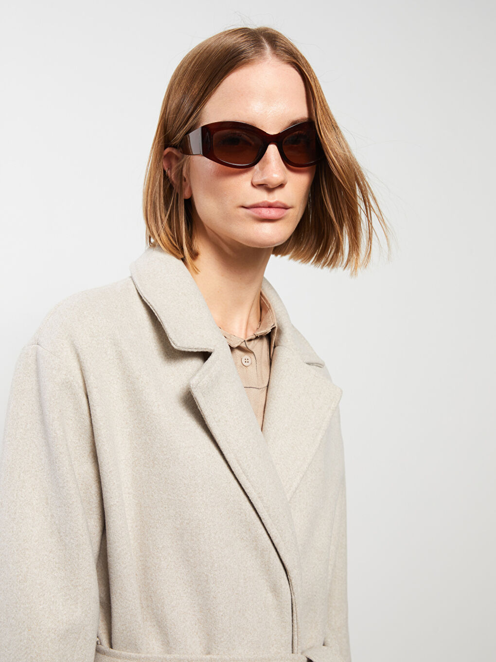 Jacket Collar Regular Long Sleeve Women's Cachet Coat -S30985Z8-L8Q