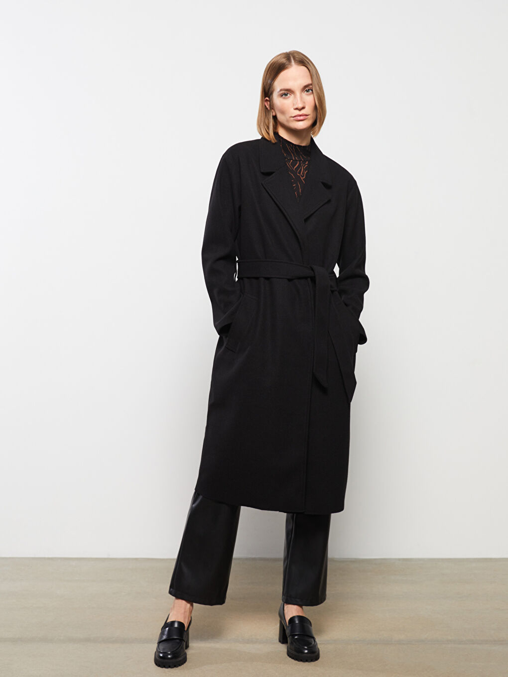 LCWAIKIKI Classic Jackenkragen Damen Cachet Übermantel -S30985Z8-L8X