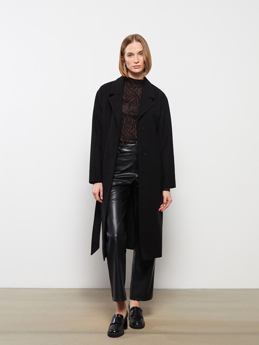 LCWAIKIKI Classic Jackenkragen Damen Cachet Übermantel -S30985Z8-L8X