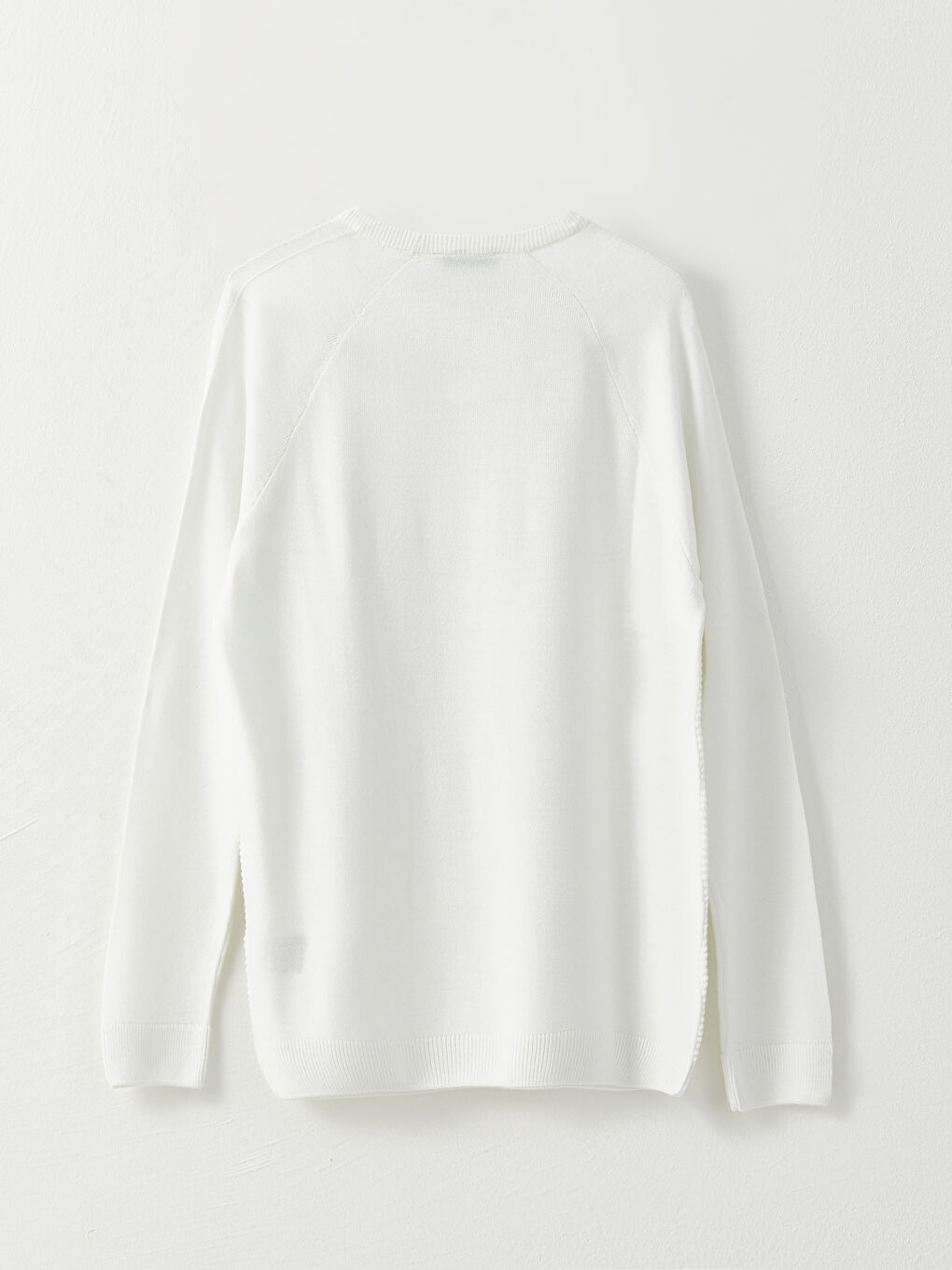 Ерлерге арналған трикотаж ұзын жеңді дөңгелек жағалы жемпір-6