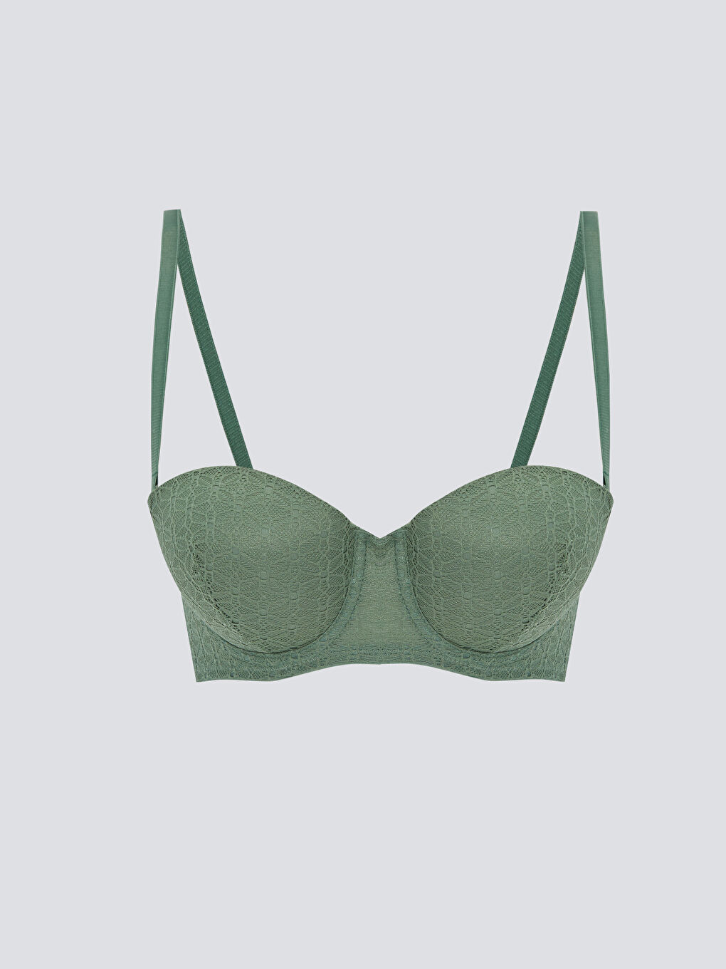Underwire Half Padded Lace Strapless Bra -S31008Z8-GX7