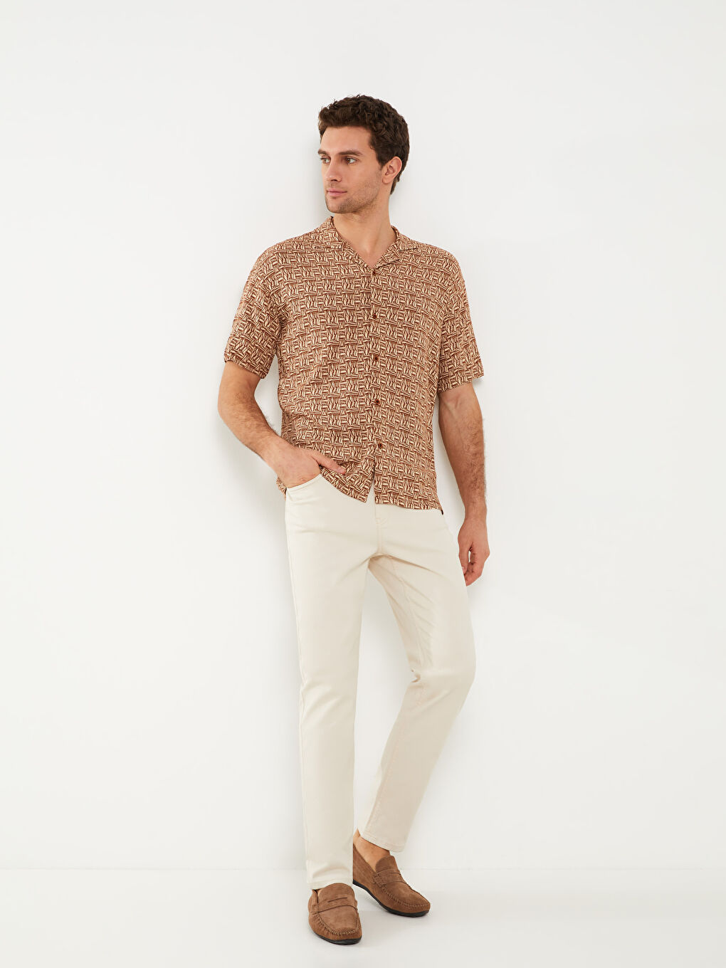 LCW Vision Slim Fit Twill Men's Trousers -S31018Z8-QKP