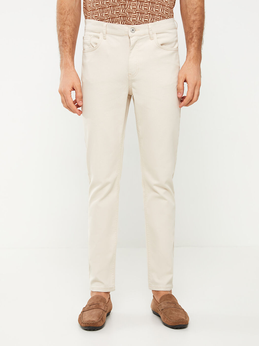 LCW Vision Slim Fit Twill Men's Trousers -S31018Z8-QKP