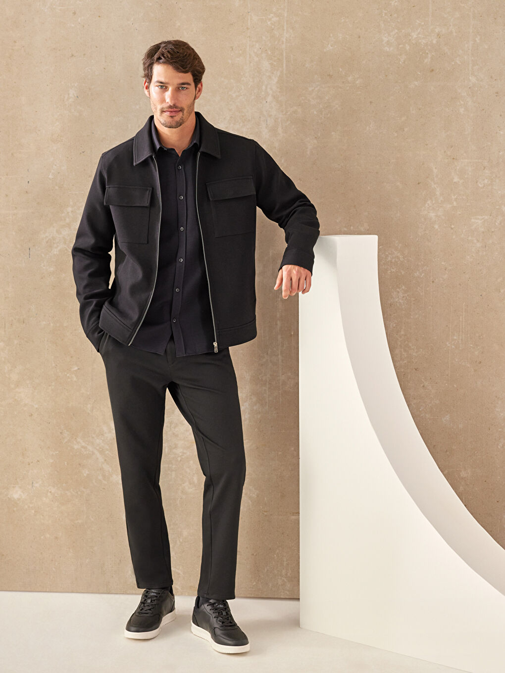 Slim Fit Men's Trousers -S31021Z8-CVL