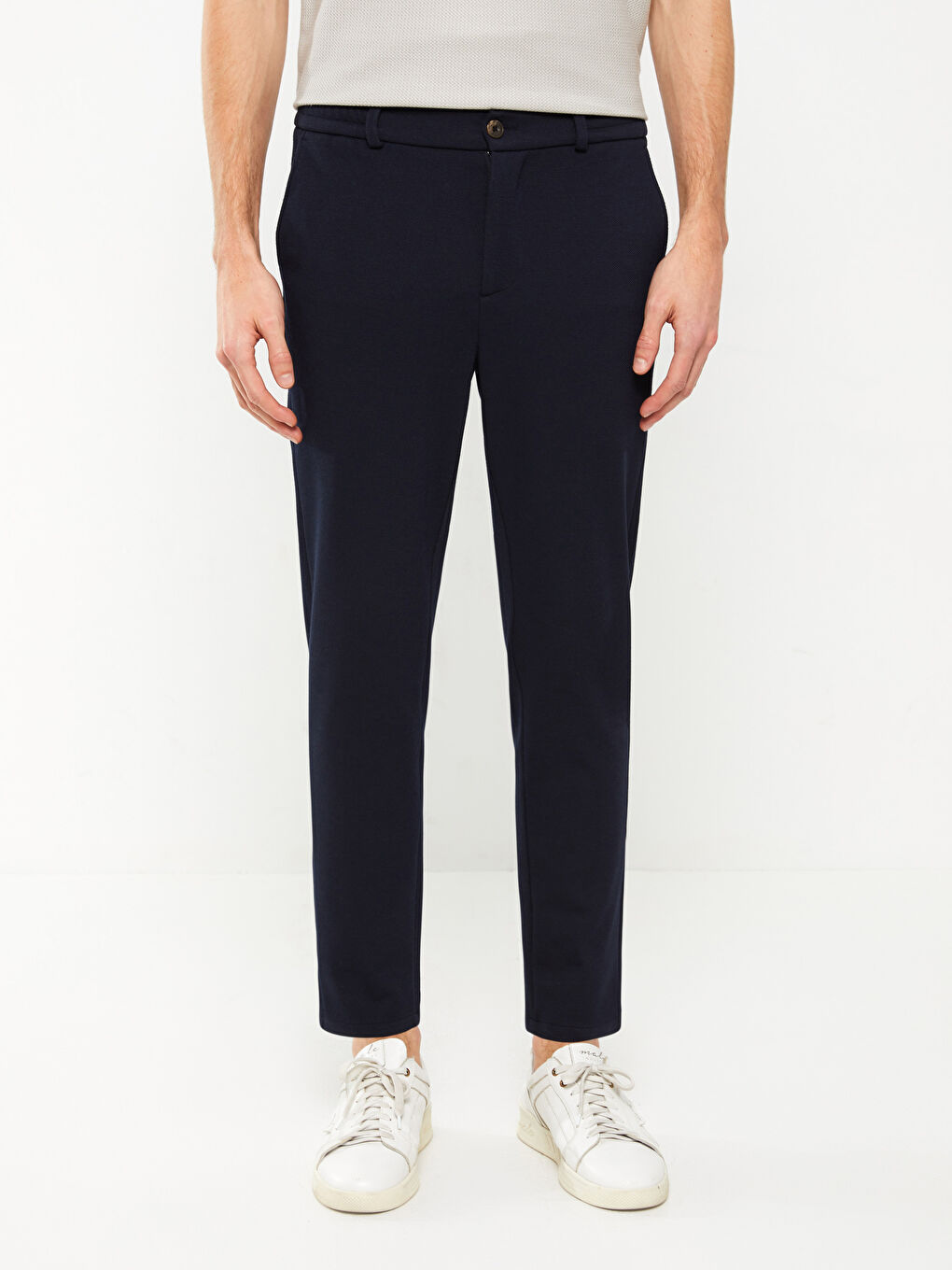 Lacivert Slim Fit Erkek Pantolon-3