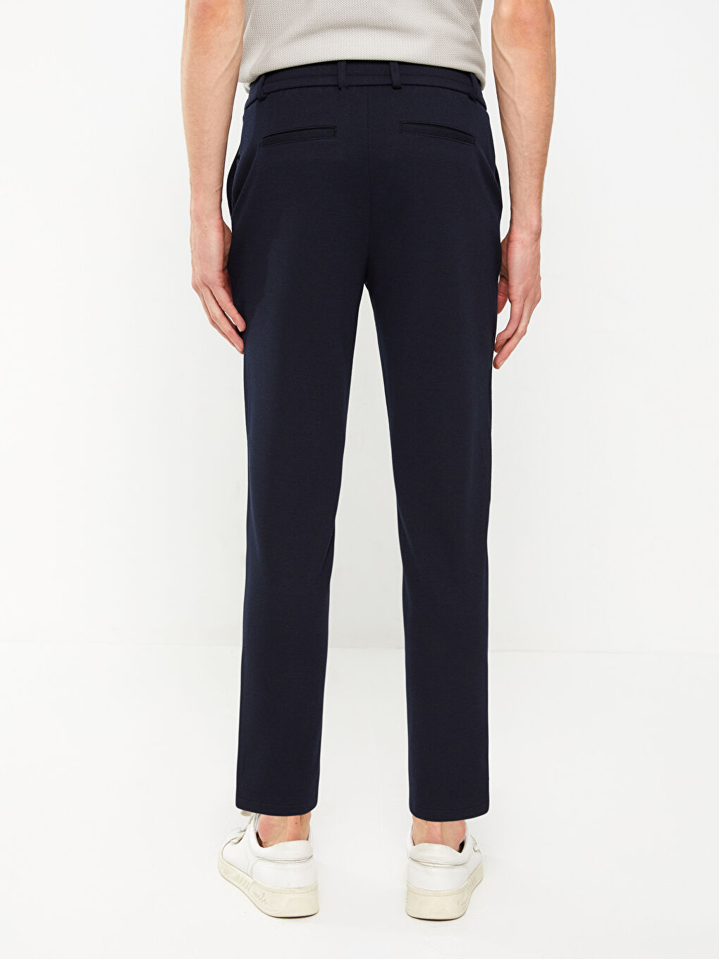 Lacivert Slim Fit Erkek Pantolon-4