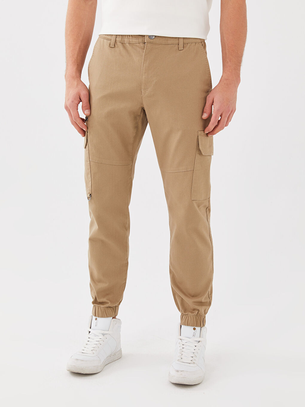 Брюки карго мужские из твила стандартного кроя-2