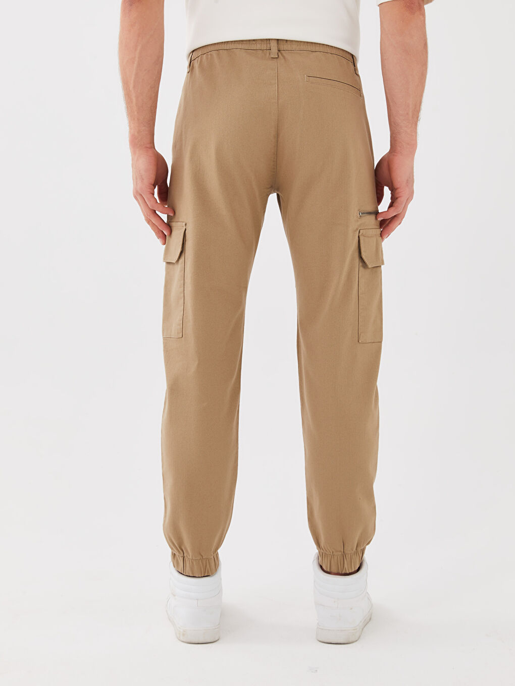 Брюки карго мужские из твила стандартного кроя-3