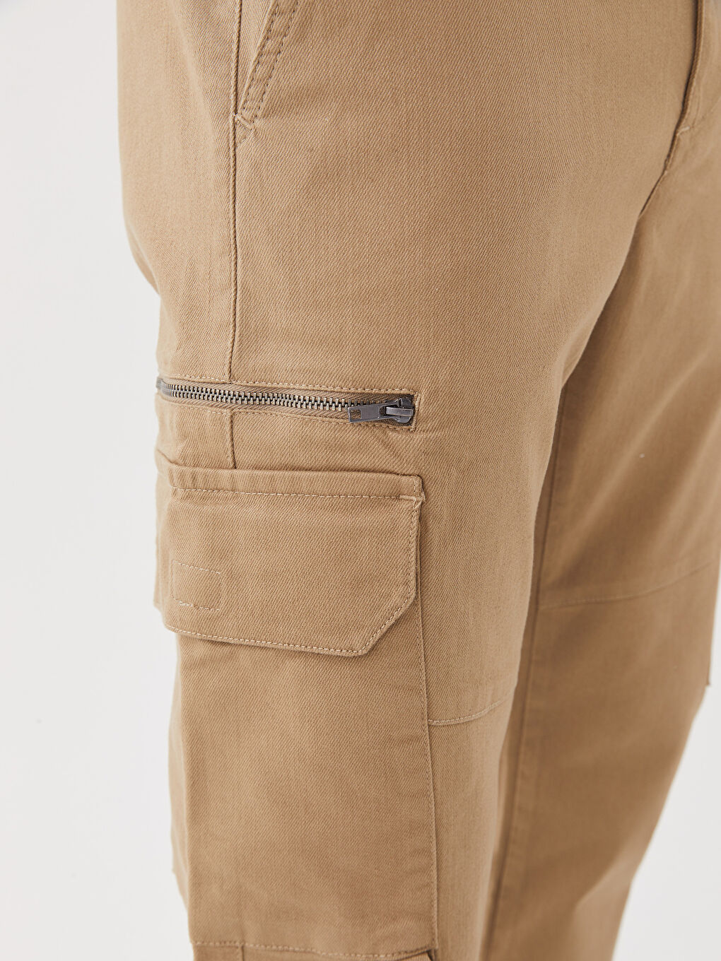 Брюки карго мужские из твила стандартного кроя-4