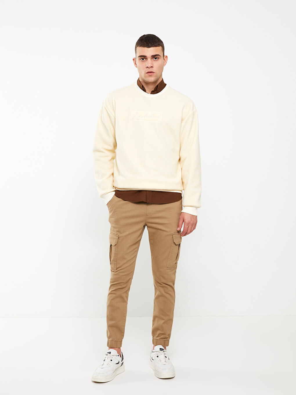 Штани Джогери Твіл Слім для Чоловіків-1