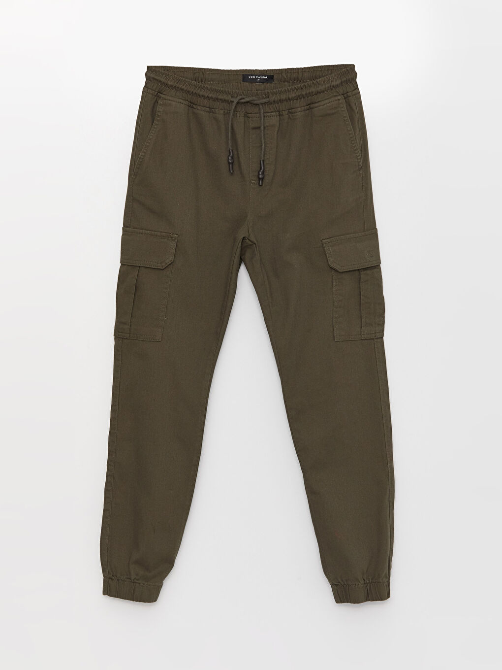 Брюки-джоггеры Мужские из саржи слим-фит-5