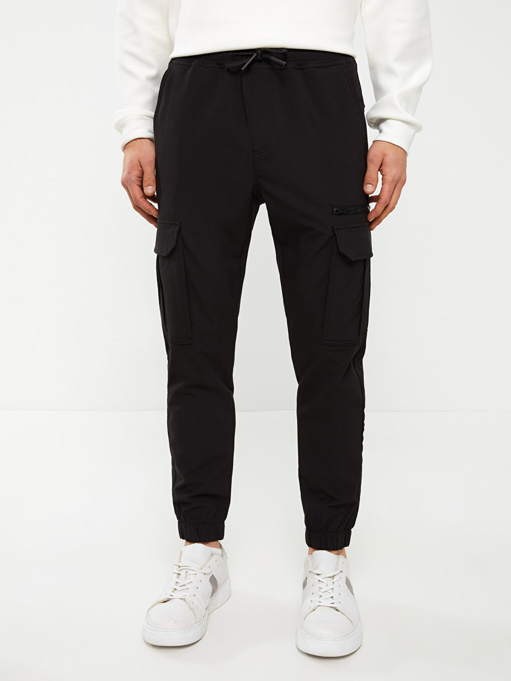 XSIDE Siyah Slim Fit Erkek Jogger Pantolon - 2