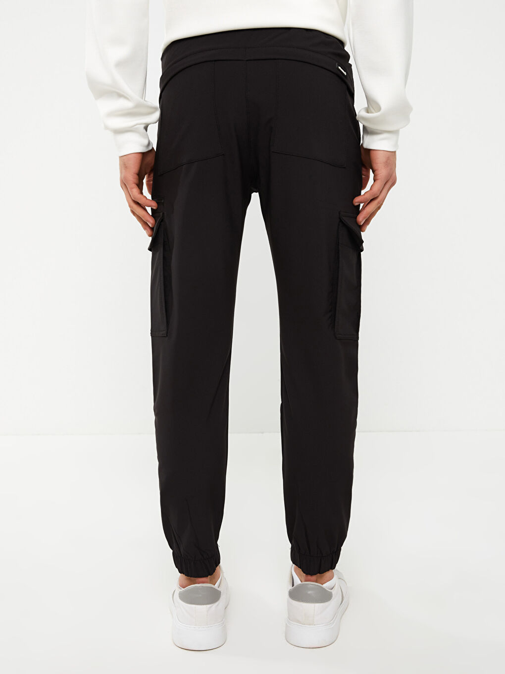 XSIDE Siyah Slim Fit Erkek Jogger Pantolon - 4