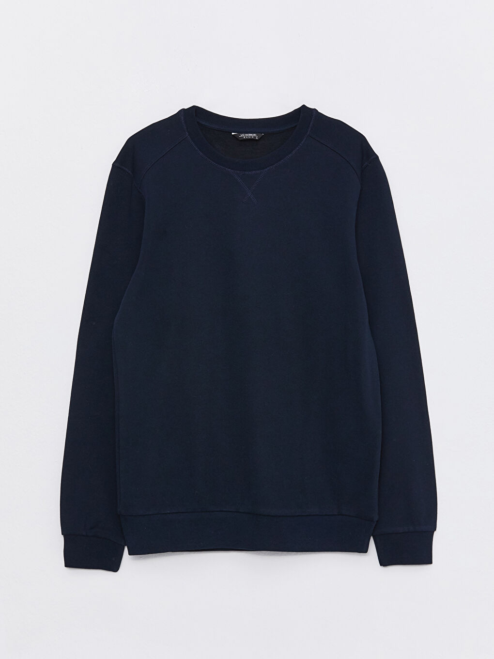 Crew Neck Long Sleeve Men's Sweatshirt-5