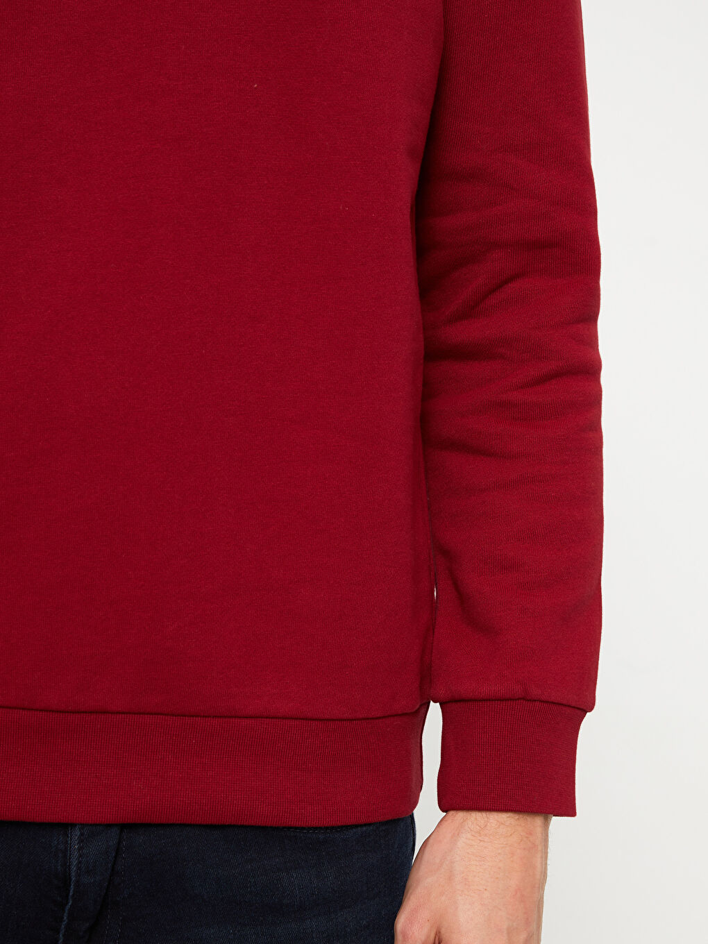 Sweat-shirt à Manches Longues pour Hommes avec Col Rond-6