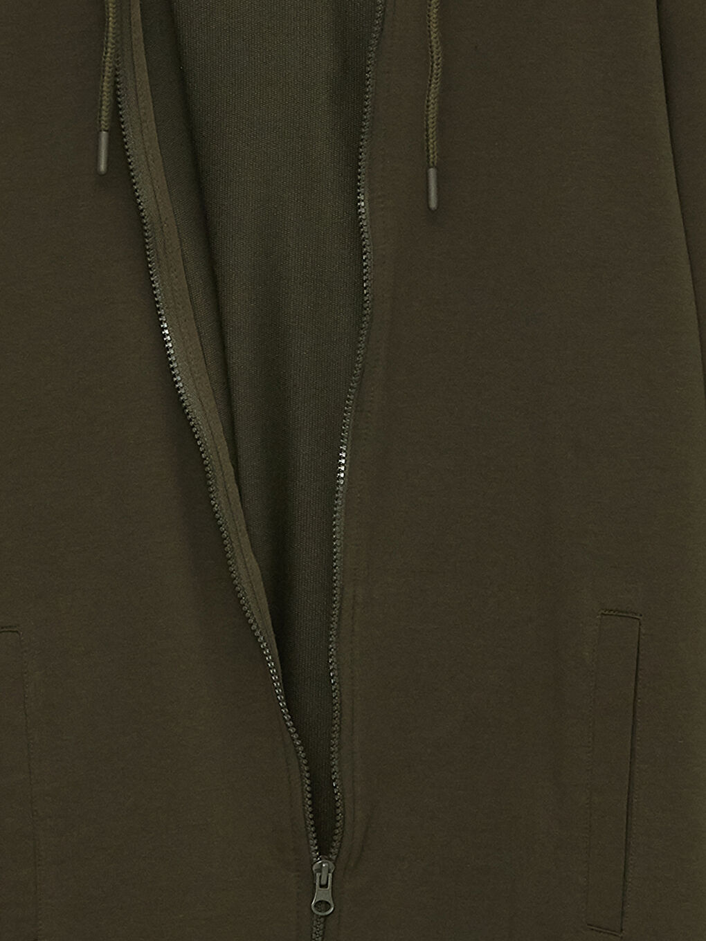 LC Waikiki Hooded Long Sleeve Men's Sports Cardigan -S31064Z8-JET