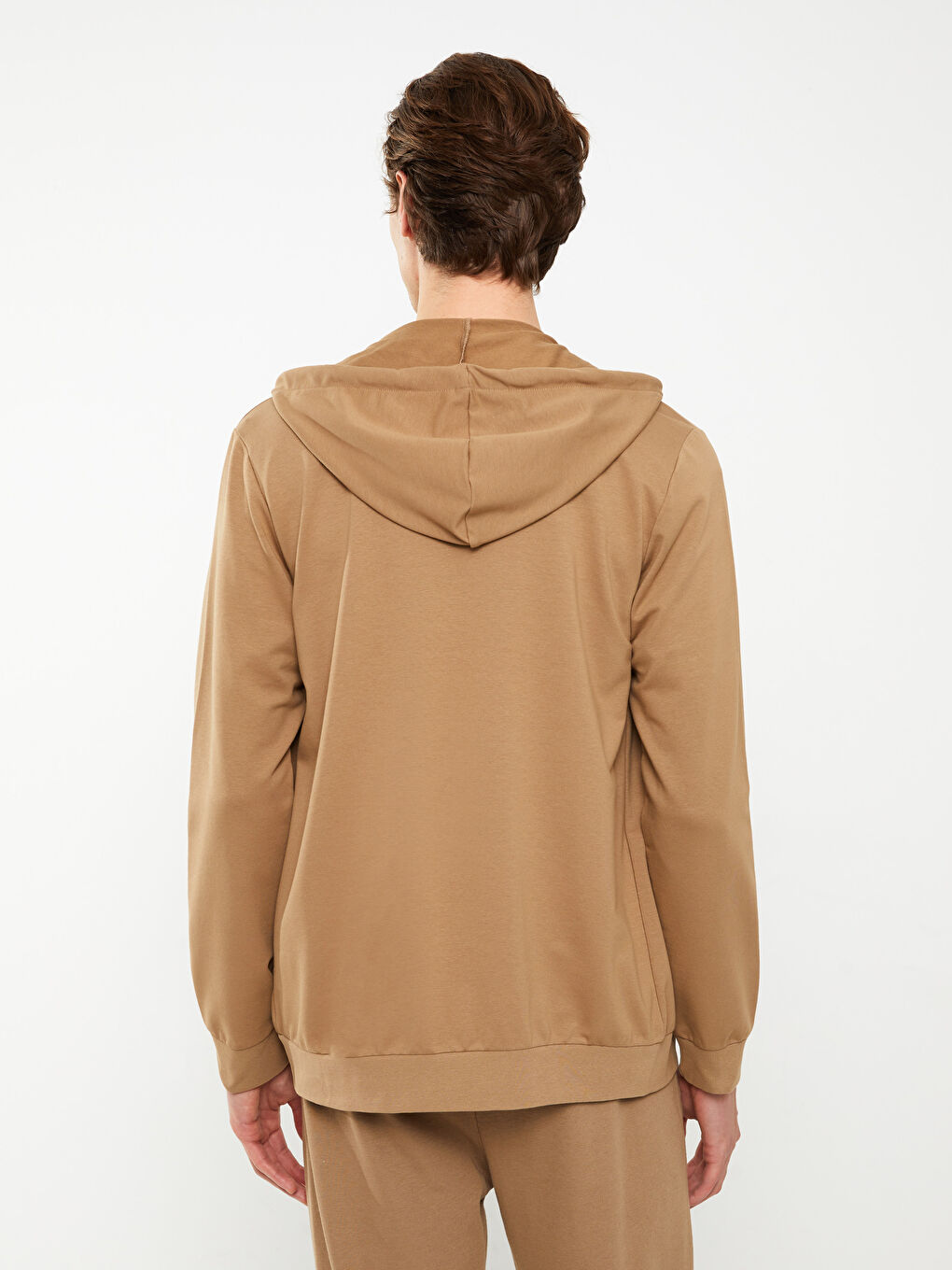 Hooded Long Sleeve Men's Sports Cardigan-4