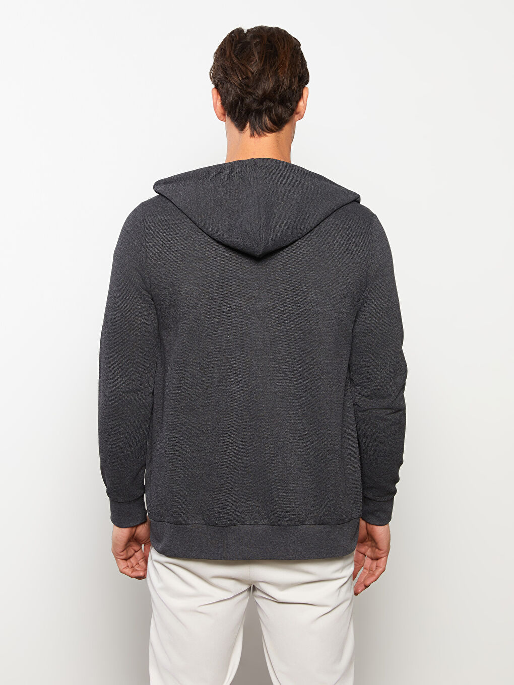 LC Waikiki Hooded Long Sleeve Men's Sports Cardigan -S31066Z8-D5D