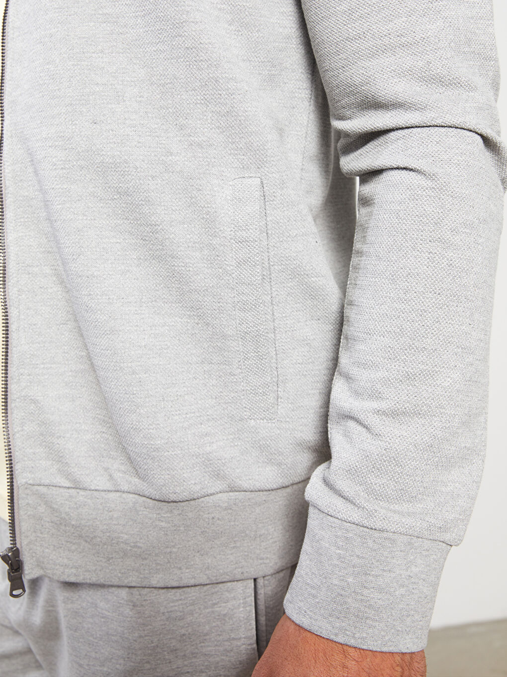 Hooded Long Sleeve Men's Sports Cardigan-3
