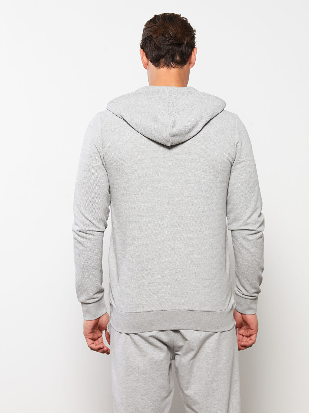Hooded Long Sleeve Men's Sports Cardigan-4